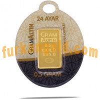 0.50 Gram 24 Ayar Külçe Altın